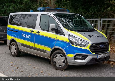 Einsatzfahrzeug Hh Ford Transit Custom Dhuf Kw Bos