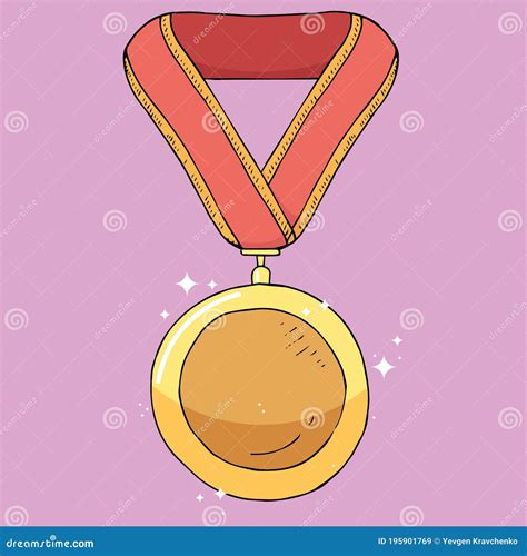 Icono De La Medalla De Premio Ilustraci N Vectorial De Una Medalla