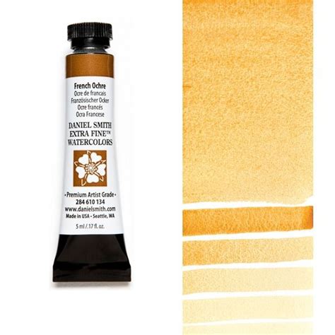 Daniel Smith Extra Fine Watercolor French Ochre 5ml Tube Jerrys