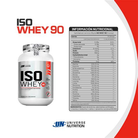 Proteína Universe Nutrition Iso Whey 90 1 2kg Vainilla Shaker Lunitec Store