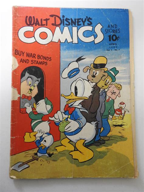 Walt Disney S Comics Stories 31 1943 PR Condition Incomplete See