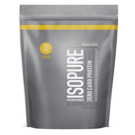 Isopure Zero Carb Protein Powder Banana Cream 25g Protein 1 Lb