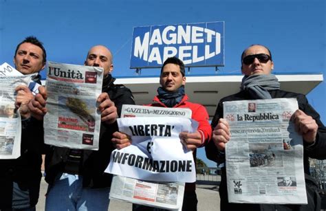 Gi Le Mani Dall Unit Protesta Alla Magneti Marelli La Repubblica