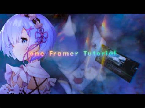 ADVANCED ONE FRAMER TUTORIAL I AFTER EFFECTS AMV TUTORIAL YouTube