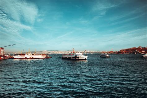 Free Images Sea Cloud Sky Boat Water Resources Watercraft Azure