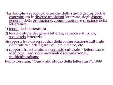 Comparatistica Storia E Prospettive Prof Mauro Pala Ppt Scaricare