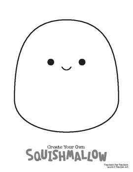 Create Your Own Squishmallow By Laura Z Teaches Art Tpt