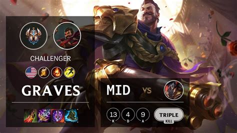 Graves Mid Vs Twisted Fate NA Challenger Patch 10 6 YouTube