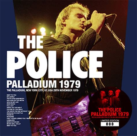 THE POLICE PALLADIUM 1979 CD Wardour 524 Lighthouse