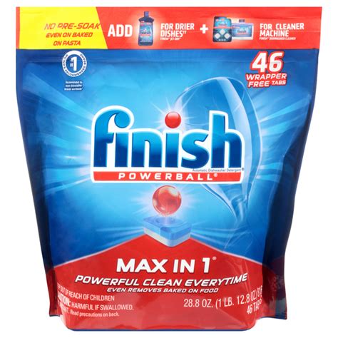 Save On Finish Powerball Max In Dishwasher Detergent Tablets Order