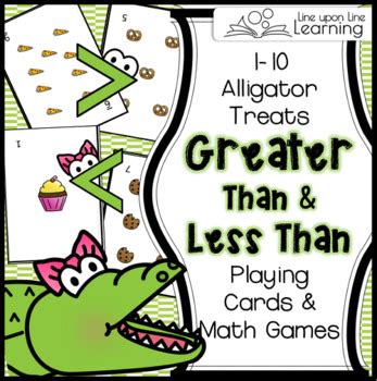 Greater Than and Less Than (Cards and Game) by Rebecca Reid | TpT