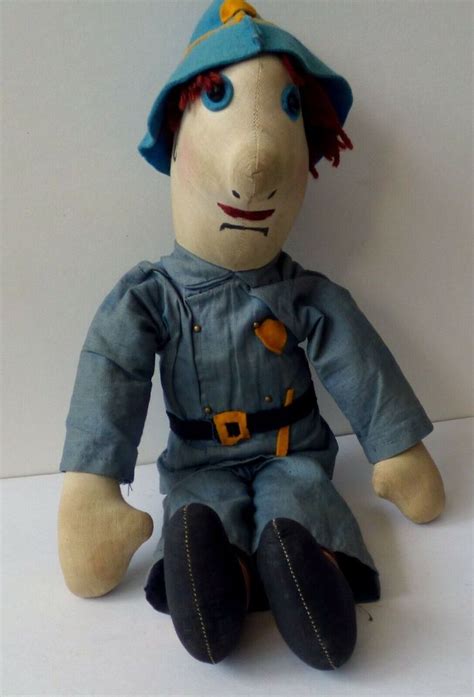 Rare Early Volland Percy The Policeman Doll Raggedy Ann Friend S