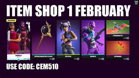 Fortnite Item Shop 1 February 2022 Aftermath Outfit Februarys