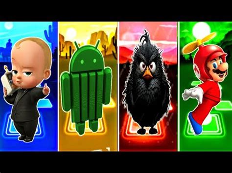 Baby Boss Android Kitkat Challenge Angry Birds Super Mario Bros