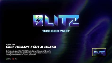 Blitz promo is targeted for Thursday 6:00 PM EST : r/MaddenUltimateTeam