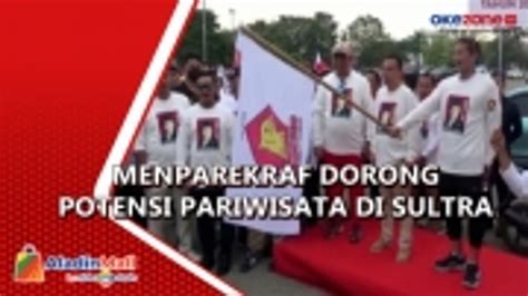 Lepas Ribuan Peserta Jalan Sehat Sandiaga Uno Dorong Pengelolaan