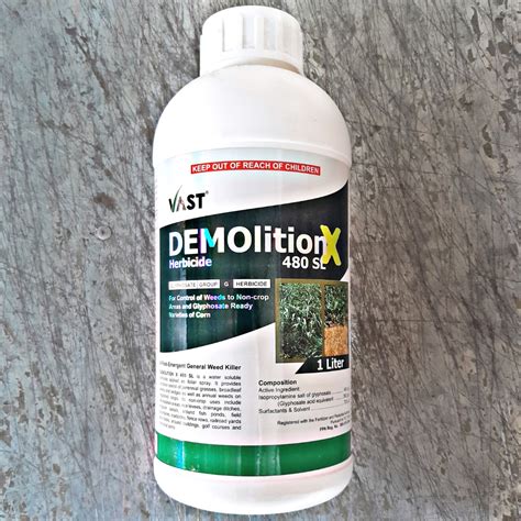 DEMOLITION X 480 SL 1 LITER GLYPHOSATE HERBICIDE GRASS KILLER By