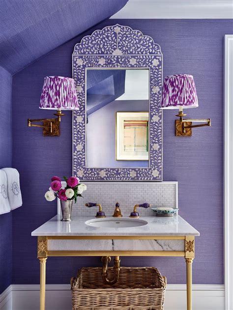 purple  blue bathroom ideas