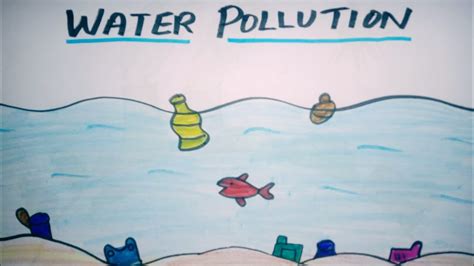 Water Pollution Drawing Easy Method - Infoupdate.org