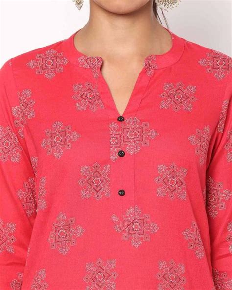 Floral Print Straight Kurta Jiomart