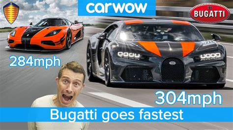 Mph In A Bugatti Chiron See How It Destroys The Koenigsegg Agera