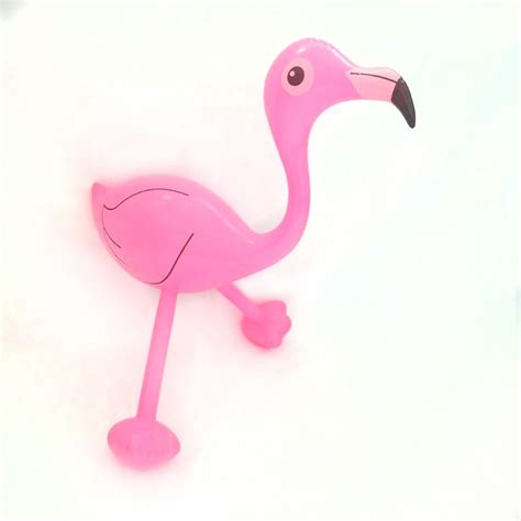 Ballon flamant rose à longues jambes en aluminium 4D thème hawaïen