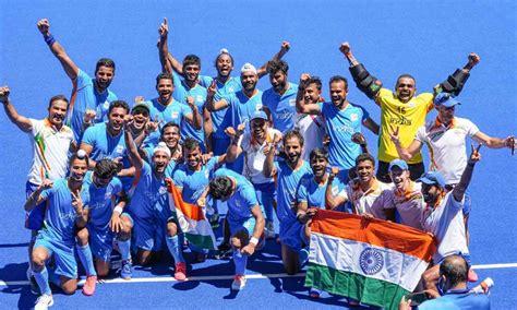 Indian men's hockey team climb to No. 4