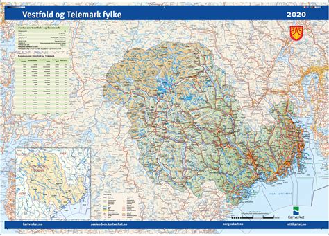 Fylkeskart Vestfold Og Telemark Nautisk Fritid