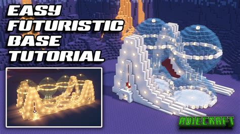 Easy Futuristic Minecraft Base Tutorial Modular Easy Futuristic Base