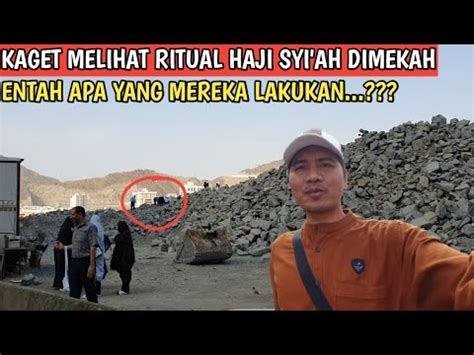 Kaget Lihat Jamaah Haji Dari Iran Lakukan Hal Ini Dimekah Youtube