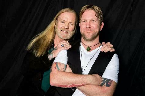 Gregg Allman And Son Devon Allman Brothers Band Singer Greggs