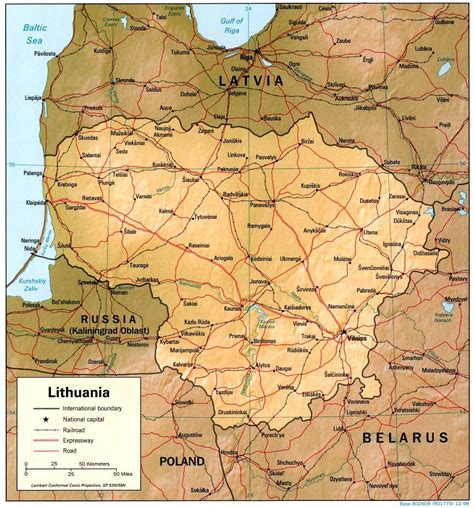 Map of Lithuania 1900 - Map of Lithuania 1900 (Northern Europe - Europe)