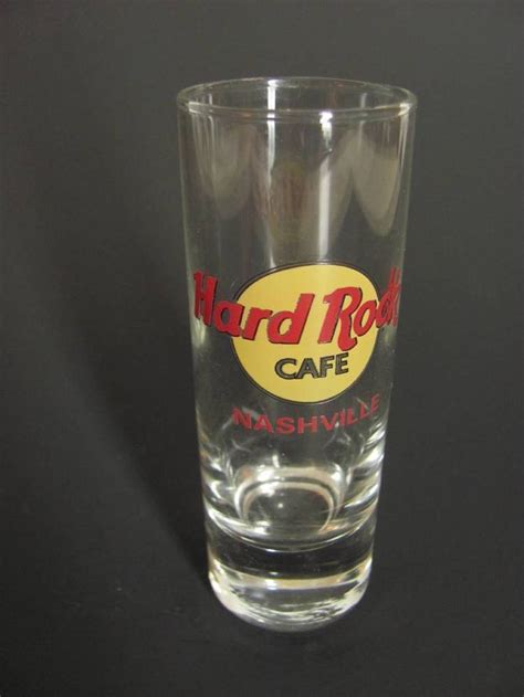 Hard Rock Cafe Nashville Tn Shot Glass Hrc Souvenir 2 Oz Hard Rock Cafe Hard Rock Shot Glass