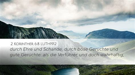 Korinther Luth Desktop Wallpaper Durch Ehre Und Schande