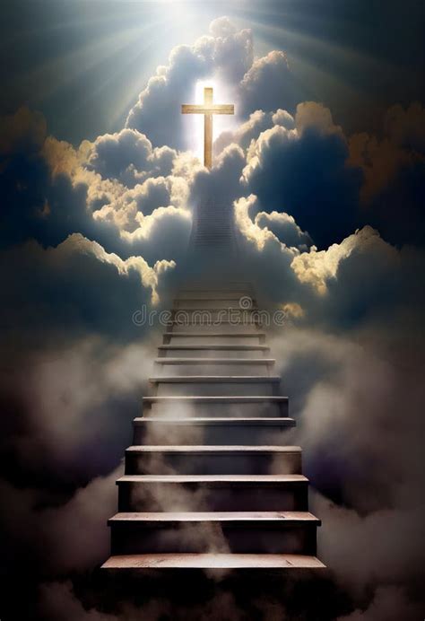 The Stairway To The Kingdom Of Heaven Stock Illustration Illustration