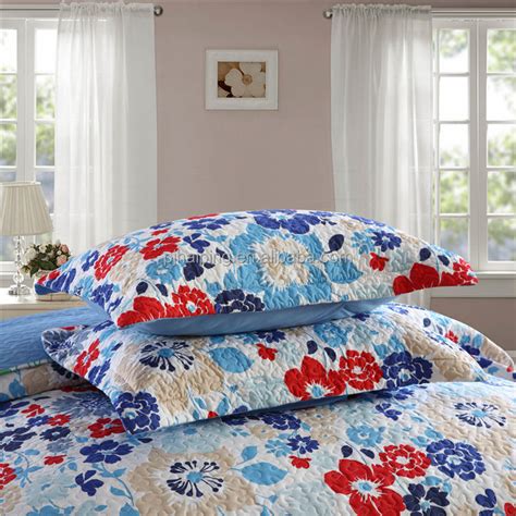 Custom Floral Bed Cover Microfiber Bedspread Lightweight Wholesale Polyester Quilt Cover Bedding ...