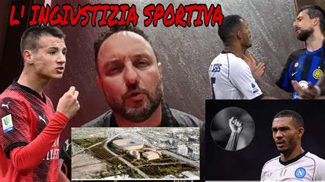 L INGIUSTIZIA SPORTIVA CHE FIGURACCIA CAMARDA SE QUESTE SONO LE