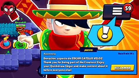 Skins Para Edgar Brawl Stars - Brawl Stars Como Conseguir A Tara Gratis