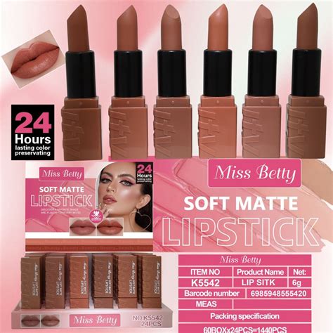 lipstick soft matte eur unite pack   betty