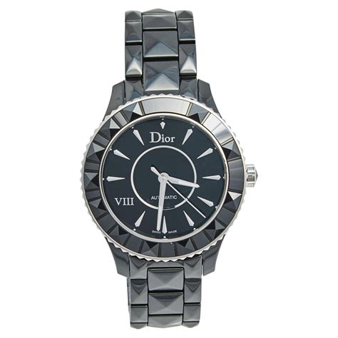 Christian Dior Christal Viii Quartz Watch Ceramic And Stainless Steel