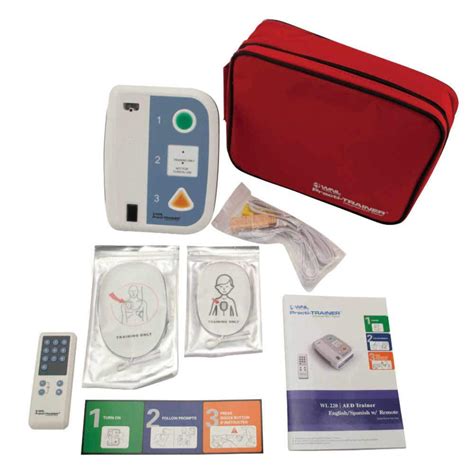 Wnl Products Wl Es Aed Practice Kit With Replaceable Scenarios