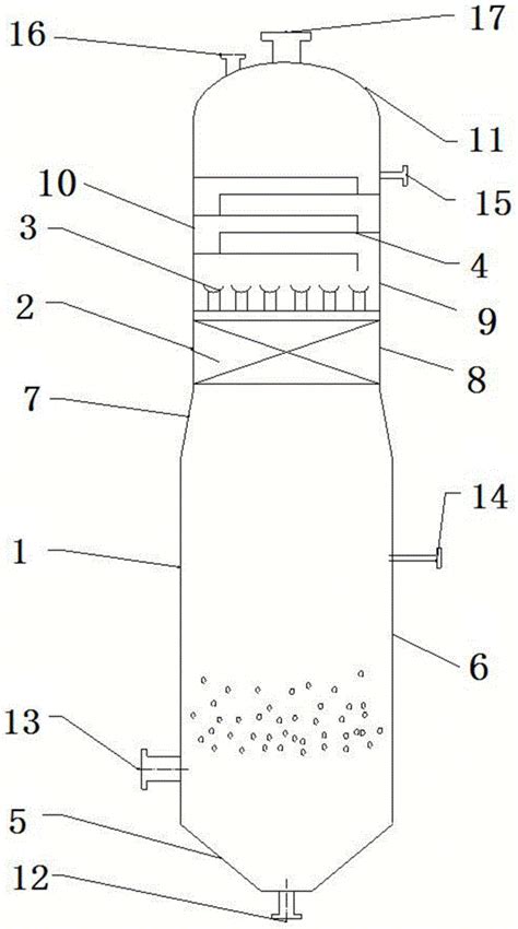 一种四氯化硅氢化洗涤塔的制作方法