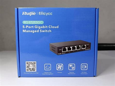 Ruijie Reyee Rg Es Gc Port Gigabit Desktop Cloud Managed Switch