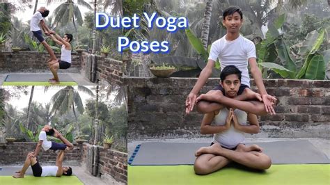 Duet Yoga Poses Step By Step Yoga Health Academy Youtube