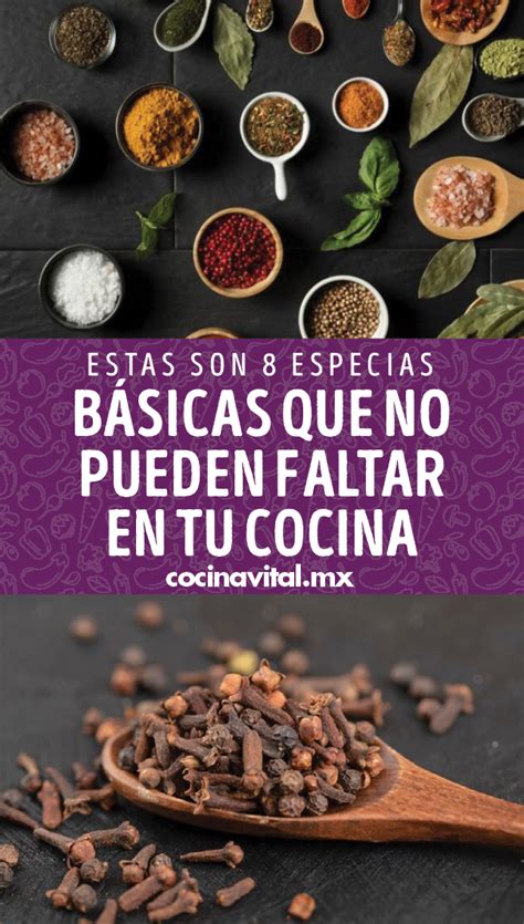 Estas Son 10 Especias Básicas Que No Pueden Faltar En Tu Cocina Especias Cocina Especias