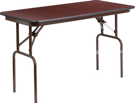 Quick Ship Folding Tables Rectangular Melamine Folding Tables