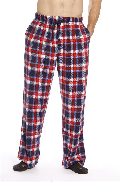 Followme Followme Microfleece Mens Pajama Pants With Pockets Red