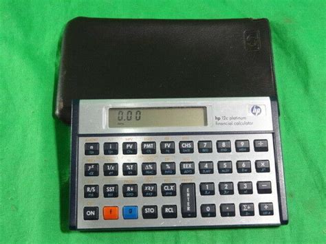 Hewlett Packard Hp 12c 12 C Platinum Financial Calculator For Sale