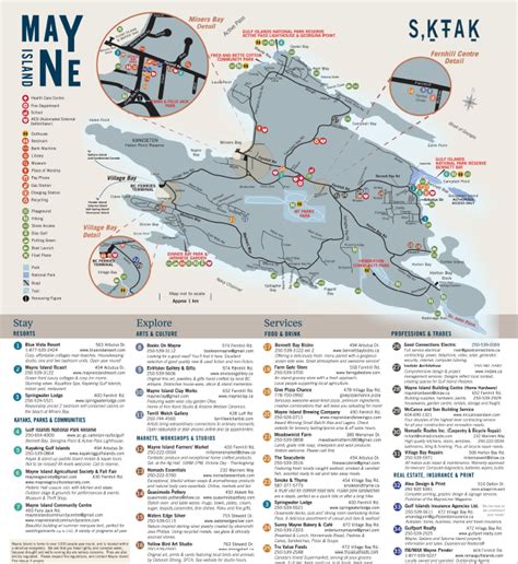 Mayne Island Map - Mayne Island Chamber of Commerce