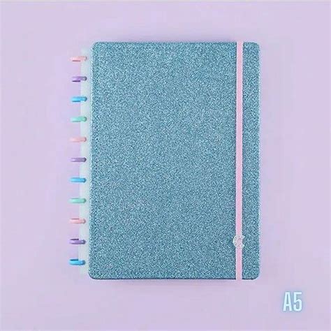 Caderno A Caderno Inteligente Let S Glitter Ocean Blue Duck